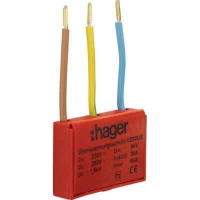 Hager VZ00US Elektronikgehäuse - Überspannungsschutzmodul Typ 3 Hager VZ00US Elektronikgehäuse - Überspannungsschutzmodul Typ 3