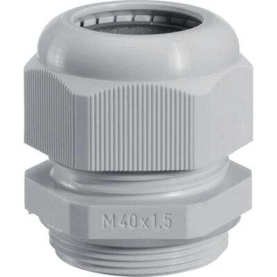 Hager VZ040M Lichtgrau IP65 Kabelverschraubung M40 Hager VZ040M Lichtgrau IP65 Kabelverschraubung M40