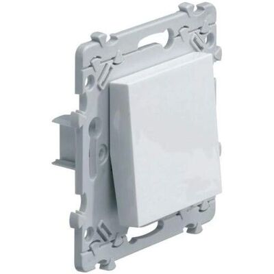 Interrupteur Lumineux Essensya - 250V 10A - Blanc encastré - Publicité Interrupteur Lumineux Essensya - 250V 10A - Blanc encastré - Publicité