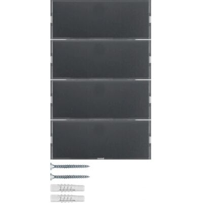 Hager 80164776 Anthrazit Steckdose & Tastsensor - Socket Outlet and Touch Sensor Hager 80164776 Anthrazit Steckdose & Tastsensor - Socket Outlet and Touch Sensor