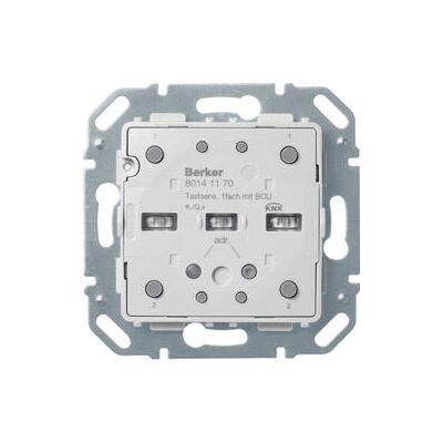 Berker 80141170 Elektrischer Schalter - Drucktaste, KNX, Grau Berker 80141170 Elektrischer Schalter - Drucktaste, KNX, Grau