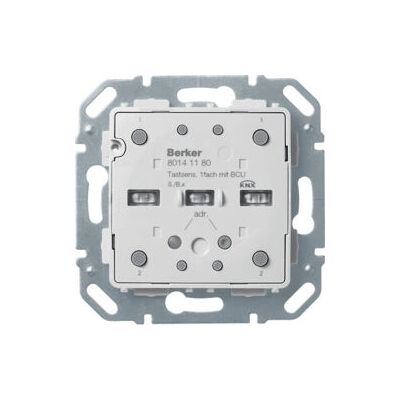 Berker 80141180 Elektrischer Schalter - Knx Bus, Drucktaste, Grau Berker 80141180 Elektrischer Schalter - Knx Bus, Drucktaste, Grau