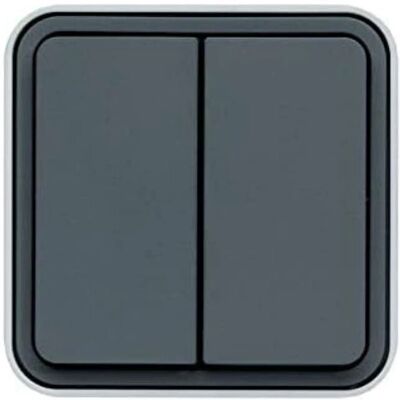 Hager Doppel-Taster IP55 - Druckknopf Hager Doppel-Taster IP55 - Druckknopf