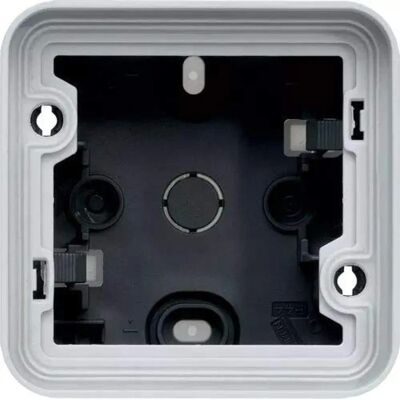 Boîte électrique grise étanche IP55 - Hager - Simple et modulable - Publicité Boîte électrique grise étanche IP55 - Hager - Simple et modulable - Publicité