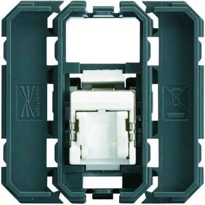 Hager WXF224 - RJ45 Cat.6 Ethernet Outlet Hager WXF224 - RJ45 Cat.6 Ethernet Outlet
