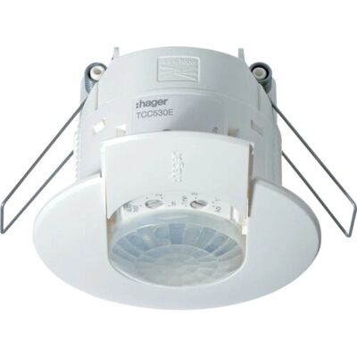 Hager TCC530E - Präsenzmelder, Multikanal - Steckdose Hager TCC530E - Präsenzmelder, Multikanal - Steckdose