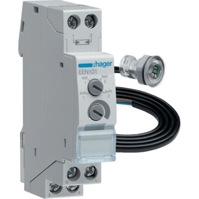 Hager EEN101 Dämmerungsschalter - 230V, 16A, Einstellbar, IP20 Hager EEN101 Dämmerungsschalter - 230V, 16A, Einstellbar, IP20