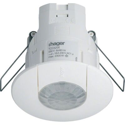 Hager TCC520E Weiß Präsenzmelder - KNX, 360° Erkennung Hager TCC520E Weiß Präsenzmelder - KNX, 360° Erkennung