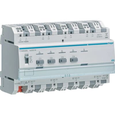 Hager TYA664AN Dimmer Universal - KNX - 4 x 300W Hager TYA664AN Dimmer Universal - KNX - 4 x 300W