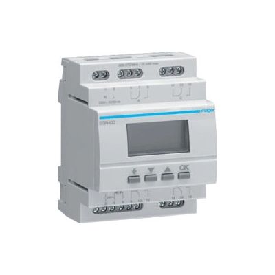 Hager EGN400 Temporizador Digital Bluetooth 4-Canal - Temporizador Hager EGN400 Temporizador Digital Bluetooth 4-Canal - Temporizador