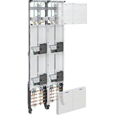 Hager ZK53W7N Cuadro de Distribución - 4 Zonas, 1350mm de altura, Blanco Hager ZK53W7N Cuadro de Distribución - 4 Zonas, 1350mm de altura, Blanco