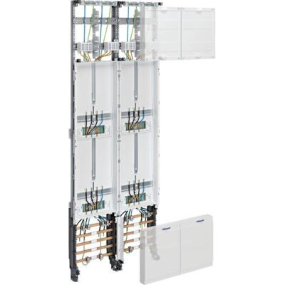 Hager ZK53Q7N Verteilerschrank - Komplettfeld universZ 2-feld 1350mm - 63A Hauptschalter Hager ZK53Q7N Verteilerschrank - Komplettfeld universZ 2-feld 1350mm - 63A Hauptschalter