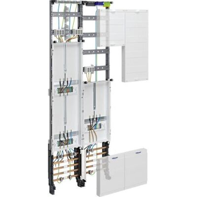 Hager ZK53Q9N Elektrische Verteilertafel - 2-feld, 1350mm, 63A Hager ZK53Q9N Elektrische Verteilertafel - 2-feld, 1350mm, 63A