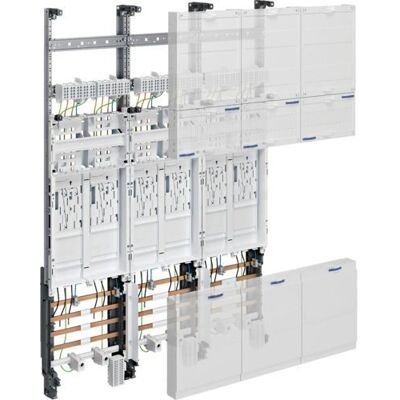 Hager ZL3ET26 Elektrisches Verteilerfeld - 3-Phasen, Weiß, Komplett Hager ZL3ET26 Elektrisches Verteilerfeld - 3-Phasen, Weiß, Komplett