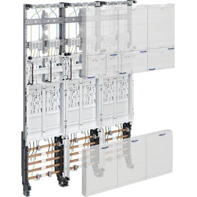 Hager ZL3ED26N Elektroverteilertafel - 6Z, 1050mm, 3-phasig Hager ZL3ED26N Elektroverteilertafel - 6Z, 1050mm, 3-phasig