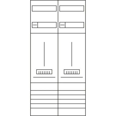 Hager - ZK34C3N - 2ZP - H1050 - Verteilerkasten Hager - ZK34C3N - 2ZP - H1050 - Verteilerkasten