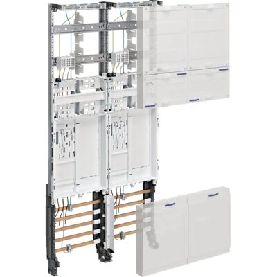 Hager ZK3EL22 Elektrischer Verteiler - 2-Feld, 1050mm, Weiß Hager ZK3EL22 Elektrischer Verteiler - 2-Feld, 1050mm, Weiß