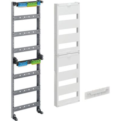 Hager ZU261S Verteilerfeld - 6 DIN-Schienen, 12 Module, Sichtfenster Hager ZU261S Verteilerfeld - 6 DIN-Schienen, 12 Module, Sichtfenster