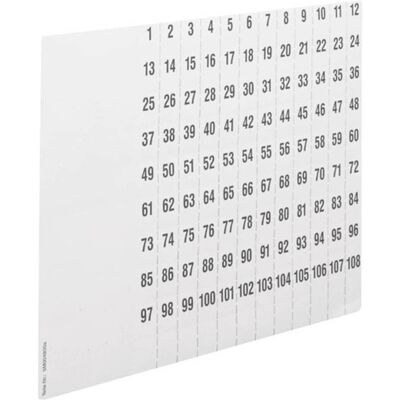Hager ZZ90C Weiße Quadratische Selbstklebende Etiketten - Produkttyp Hager ZZ90C Weiße Quadratische Selbstklebende Etiketten - Produkttyp