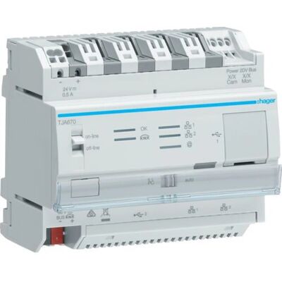Hager TJA670 - Actuador inteligente y interfaz KNX Hager TJA670 - Actuador inteligente y interfaz KNX