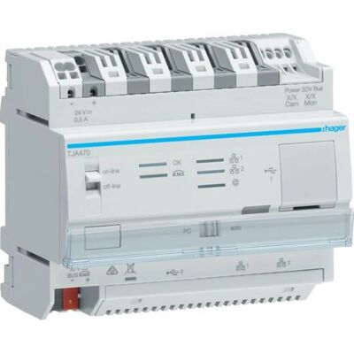 Hager TJA470 Actuador Inteligente - 10 Canales Hager TJA470 Actuador Inteligente - 10 Canales