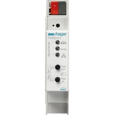 Hager TYFS121 - Sicherer KNX/IP Router mit 8 Kanälen Hager TYFS121 - Sicherer KNX/IP Router mit 8 Kanälen