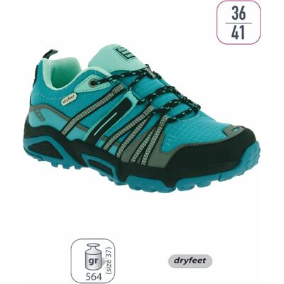 Chaussures de randonnée Élémenterre Omak Turquoise - Type de produit - Publicité Chaussures de randonnée Élémenterre Omak Turquoise - Type de produit - Publicité