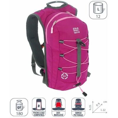 Sac à dos ÉLÉMENTERRE Zion 12 L Rose - Sacs à dos - Publicité Sac à dos ÉLÉMENTERRE Zion 12 L Rose - Sacs à dos - Publicité