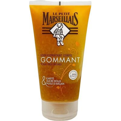 Le Petit Marseillais Gommage Corps au Beurre de Karité Sucre Roux Huile d'Argan - Gommage corporel - Publicité Le Petit Marseillais Gommage Corps au Beurre de Karité Sucre Roux Huile d'Argan - Gommage corporel - Publicité