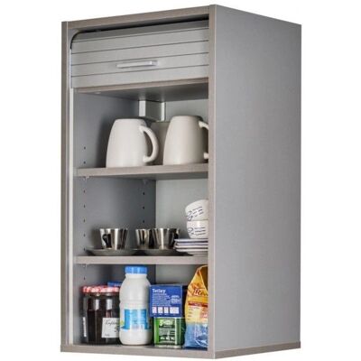 Meuble Murale COOK - 40x35x72 cm, Gris, Étagères Réglables - Publicité Meuble Murale COOK - 40x35x72 cm, Gris, Étagères Réglables - Publicité