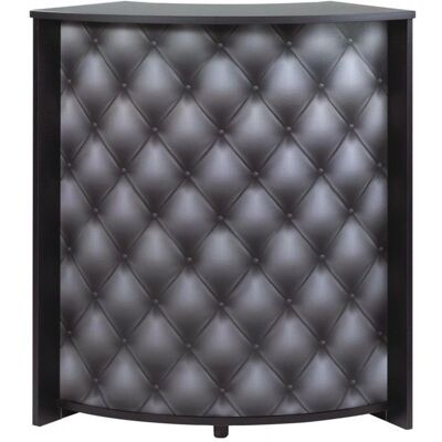 KAPIK Bar Noir Capitons 96cm - Bar - Publicité KAPIK Bar Noir Capitons 96cm - Bar - Publicité