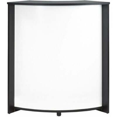 KAPIK Comptoir de Bar Noir et Blanc 96cm - Publicité KAPIK Comptoir de Bar Noir et Blanc 96cm - Publicité