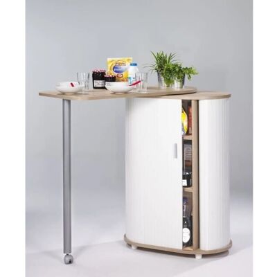 Simmob Meuble Debout Chêne Blanc - Mobilier de Cuisine - Publicité Simmob Meuble Debout Chêne Blanc - Mobilier de Cuisine - Publicité