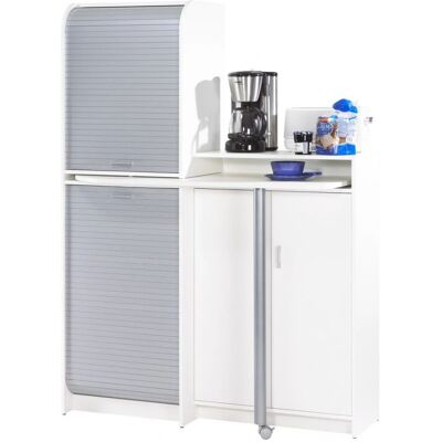 SIMMOB - Buffet Pivotante Blanc Alu - Buffet - Publicité SIMMOB - Buffet Pivotante Blanc Alu - Buffet - Publicité