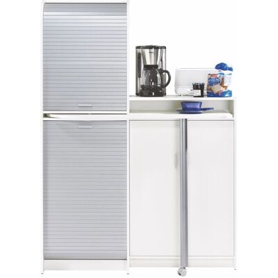 SIMMOB - Buffet Pivotante Blanc Alu - Buffet - Publicité SIMMOB - Buffet Pivotante Blanc Alu - Buffet - Publicité