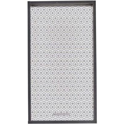 Simmob Meuble Mur de Cuisine Noir 40x72cm avec Impression Grise - Meuble Mur de Cuisine - Publicité Simmob Meuble Mur de Cuisine Noir 40x72cm avec Impression Grise - Meuble Mur de Cuisine - Publicité