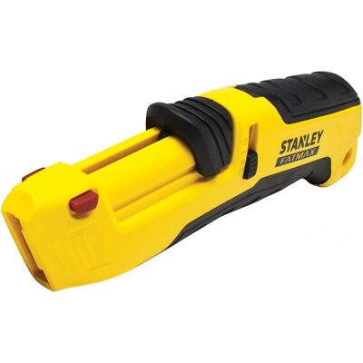 Couteau de Sécurité Stanley FatMax Auto-Retract Tri-Slide - Publicité Couteau de Sécurité Stanley FatMax Auto-Retract Tri-Slide - Publicité