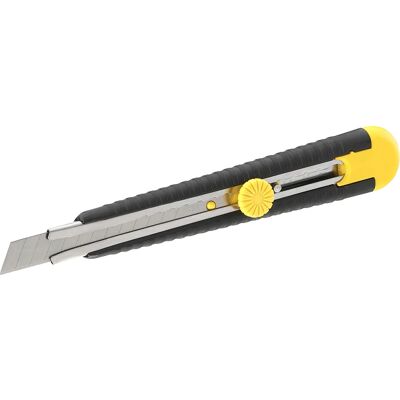 Cutter Stanley 0-10-409 - Acier inoxydable, Poignée ergonomique - Publicité Cutter Stanley 0-10-409 - Acier inoxydable, Poignée ergonomique - Publicité