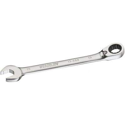 Stanley Ratschen-Schlüssel - 15mm Edelstahl - Langlebig und Präzise Stanley Ratschen-Schlüssel - 15mm Edelstahl - Langlebig und Präzise
