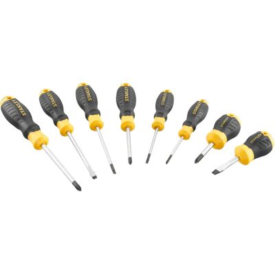 Stanley Multifunktionswerkzeug - 8 Schraubenzieher mit Cushioned Grip Stanley Multifunktionswerkzeug - 8 Schraubenzieher mit Cushioned Grip