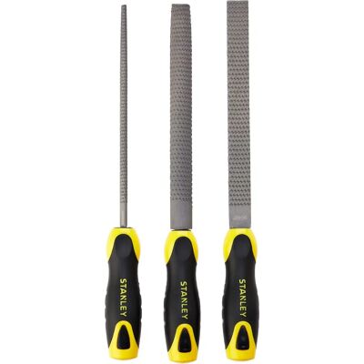 Stanley Tools 3-osainen lastalevysetti - hiiliterästä, puutyö Stanley Tools 3-osainen lastalevysetti - hiiliterästä, puutyö