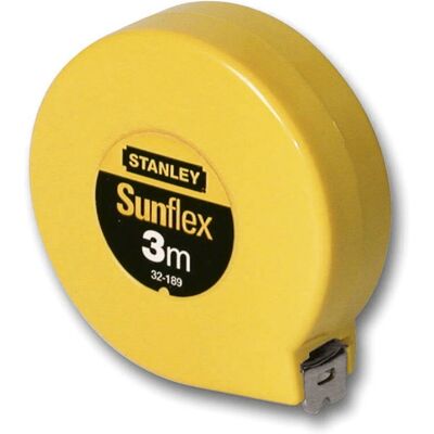 Stanley 0-32-189 Mètre Ruban - 3 m, ABS Jaune - Publicité Stanley 0-32-189 Mètre Ruban - 3 m, ABS Jaune - Publicité