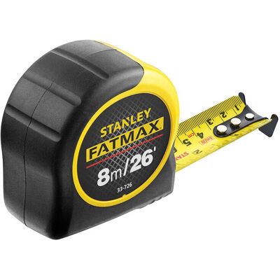 Mètre ruban Stanley FATMAX 8m - Lame robuste 32mm - Publicité Mètre ruban Stanley FATMAX 8m - Lame robuste 32mm - Publicité
