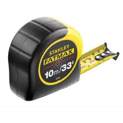 Stanley Outils FatMax Ruban 10m/33ft - Mètre - Publicité Stanley Outils FatMax Ruban 10m/33ft - Mètre - Publicité