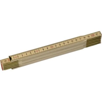 Règle Pliable en Bois Stanley 2m - Outil de Mesure - Publicité Règle Pliable en Bois Stanley 2m - Outil de Mesure - Publicité