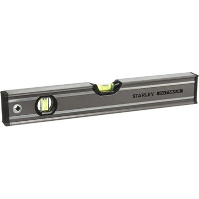 Nível em alumínio Stanley - 40cm FatMax com 2 bolhas - Preciso e durável Nível em alumínio Stanley - 40cm FatMax com 2 bolhas - Preciso e durável