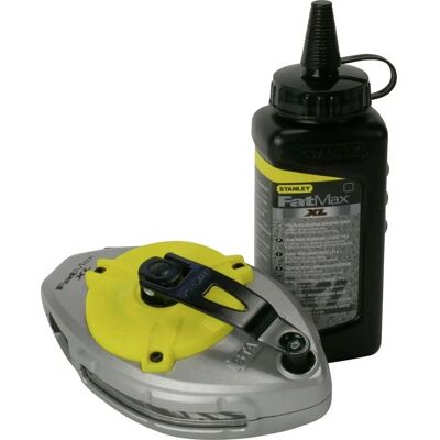 Stanley FatMax Pro Linia Kredowa 30m & Czarna Kredą Stanley FatMax Pro Linia Kredowa 30m & Czarna Kredą