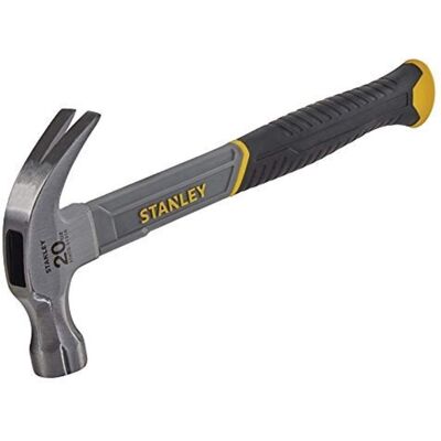 Stanley Tools Stanley Curved Claw Fibreglass Hammer - 20oz Stanley Tools Stanley Curved Claw Fibreglass Hammer - 20oz