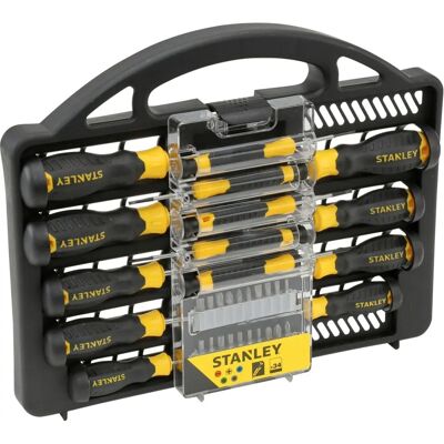 Zestaw wkrętak Stanley 34 części - Phillips i Torx - Trwała Stal Zestaw wkrętak Stanley 34 części - Phillips i Torx - Trwała Stal