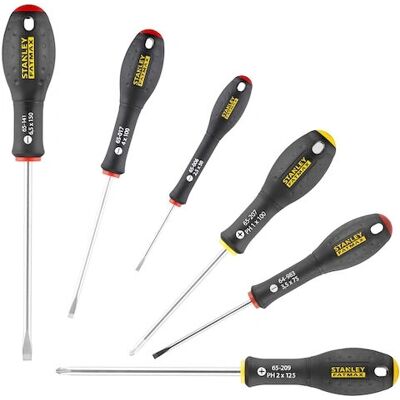 Stanley FMHT0-62627 Schraubenzieher-Set - Ergonomisch, Hochfestes Stahl Stanley FMHT0-62627 Schraubenzieher-Set - Ergonomisch, Hochfestes Stahl